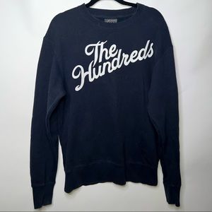 Vintage The Hundreds Black Pullover Crew Neck Sweater / Size: Medium